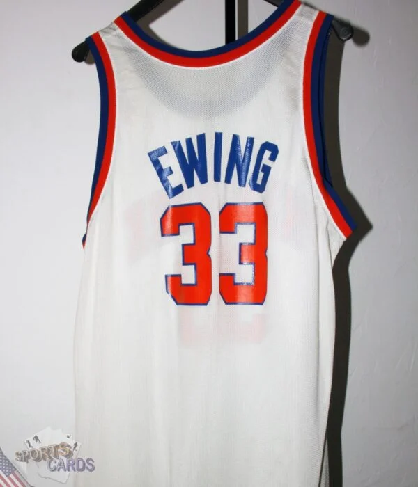 Patrick Ewing #33 New York Knicks NBA Home Basketball Jersey-back