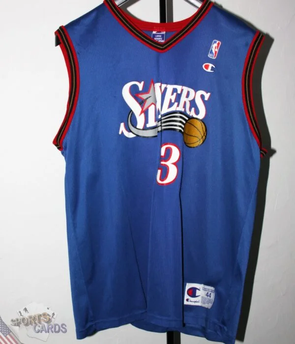 Allen Iverson #3 Philadelphia 76ers NBA Road Basketball Jersey-front