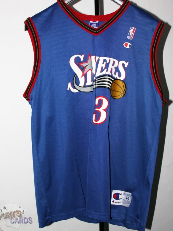 Allen Iverson #3 Philadelphia 76ers NBA Road Basketball Jersey-front