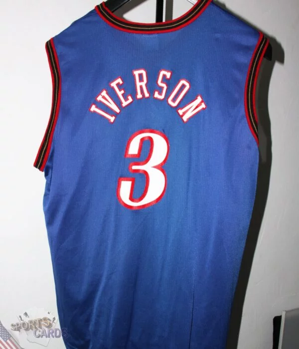 Allen Iverson #3 Philadelphia 76ers NBA Road Basketball Jersey-back