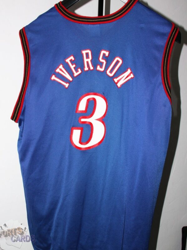 Allen Iverson #3 Philadelphia 76ers NBA Road Basketball Jersey-back