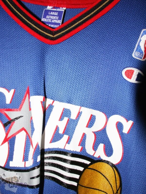 Allen Iverson #3 Philadelphia 76ers NBA Road Basketball Jersey-stand