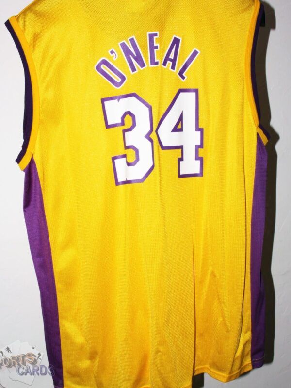 Shaquille O'Neal #34 Los Angeles Lakers NBA Home Basketball Jersey-back