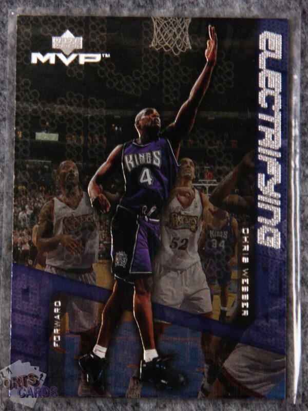 1999-00 Chris Webber #E14 Upper Deck MVP Electrifying