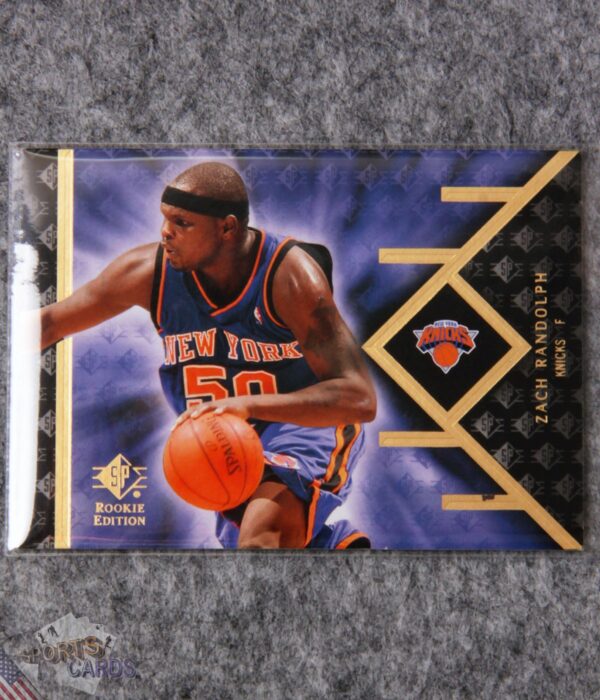 2007-08 Zach Randolph #29 Upper Deck SP Rookie Edition-front