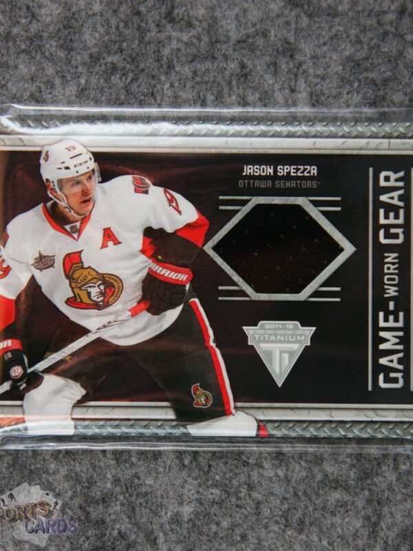 2011-12 Jason Spezza #73 Panini Titanium Game Worn Gear