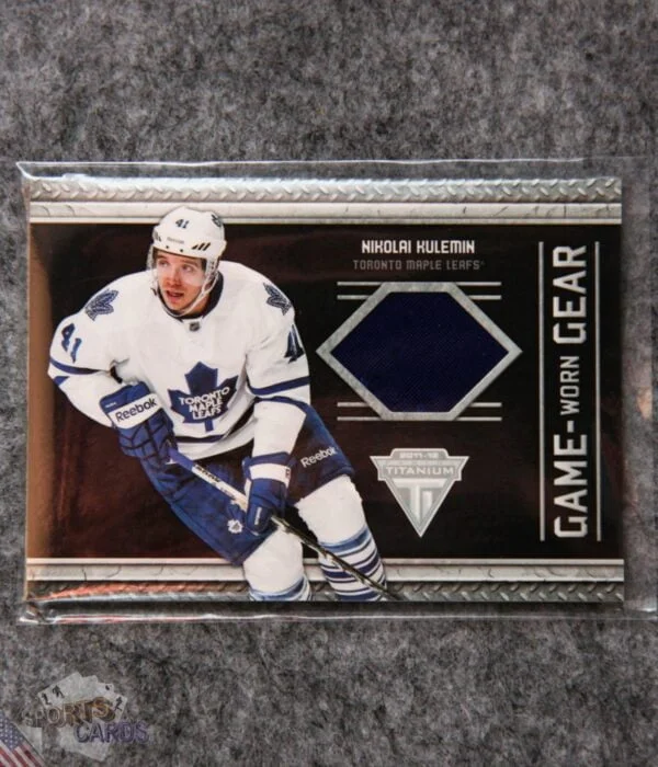2011-12 Nikolai Kulemin #38 Panini Titanium Game Worn Gear-front