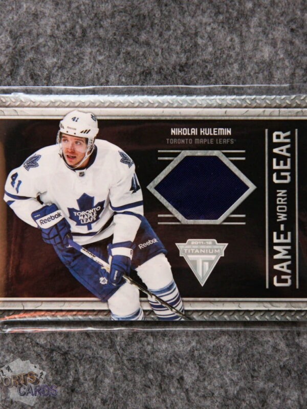 2011-12 Nikolai Kulemin #38 Panini Titanium Game Worn Gear