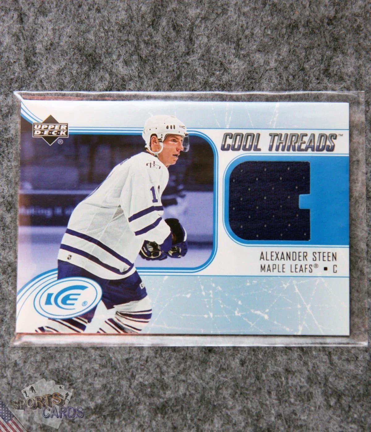 2005-06 Alexander Steen #CT-AS Upper Deck Ice Cool Threads RC-front