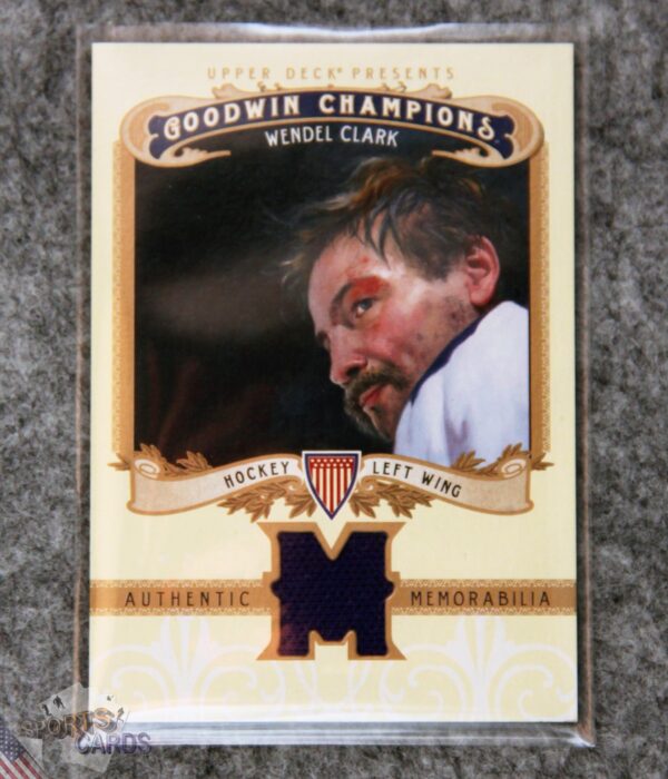 2012-13 Wendell Clark #M-WC Upper Deck Goodwin Champions Memorabilia