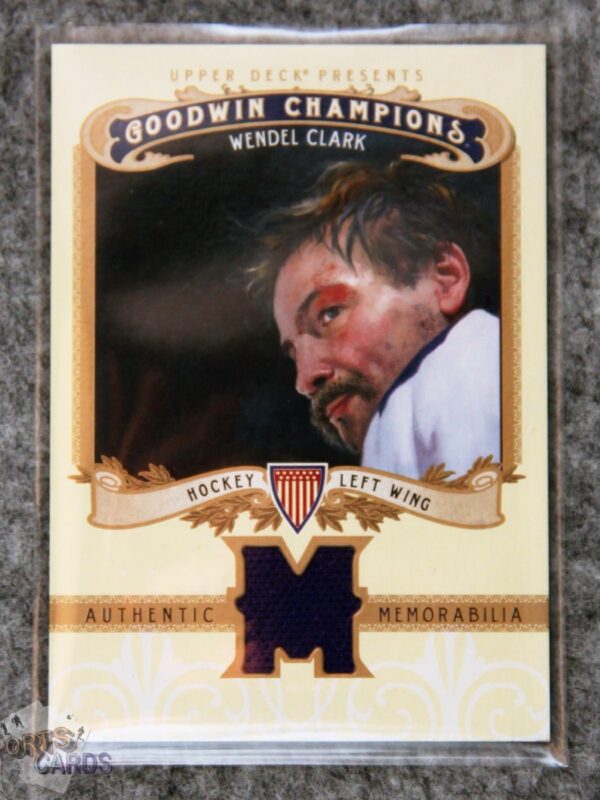 2012-13 Wendell Clark #M-WC Upper Deck Goodwin Champions Memorabilia