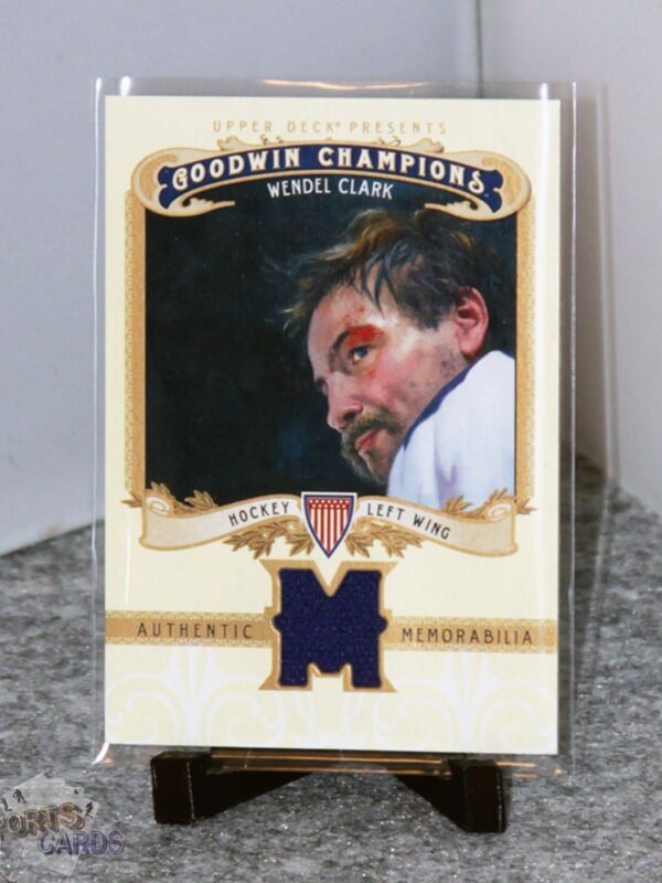 2012-13 Wendell Clark #M-WC Upper Deck Goodwin Champions Memorabilia - Afbeelding 3