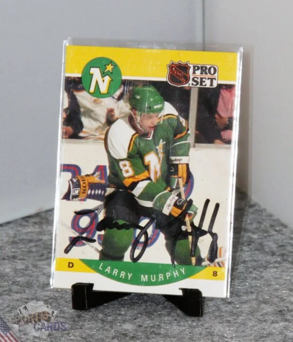 1990-91 Larry Murphy #143 Pro Set Auto-stand