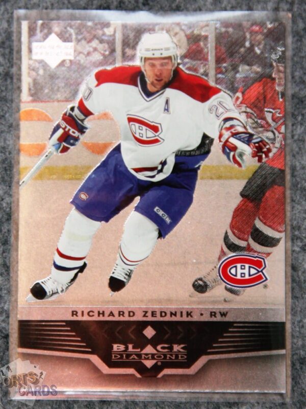 2005-06 Richard Zednik #45 Upper Deck Black Diamond