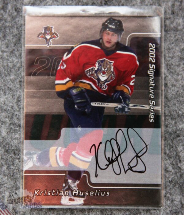 2002-03 Kristian Huselius #212 ITG Signature Series Auto