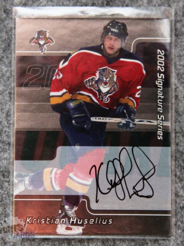 2002-03 Kristian Huselius #212 ITG Signature Series Auto