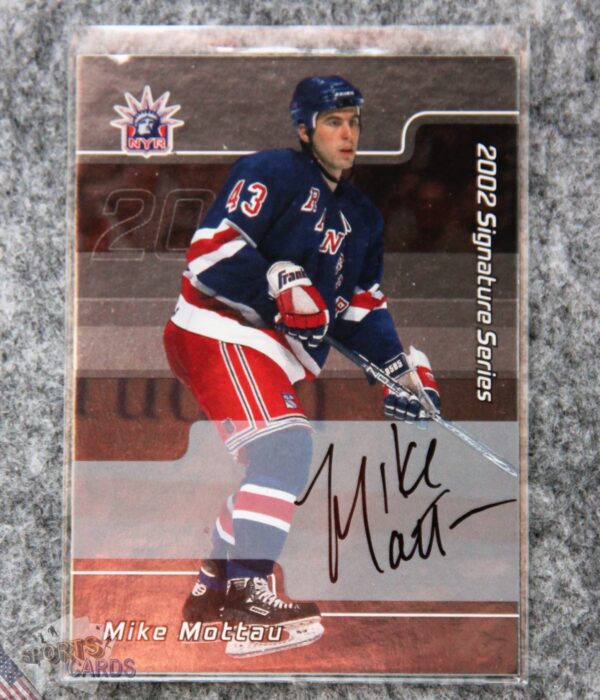 2002-03 Mike Mottau #044 ITG Signature Series Auto