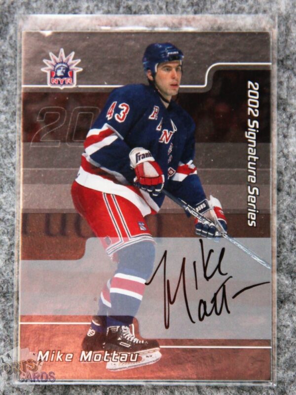 2002-03 Mike Mottau #044 ITG Signature Series Auto
