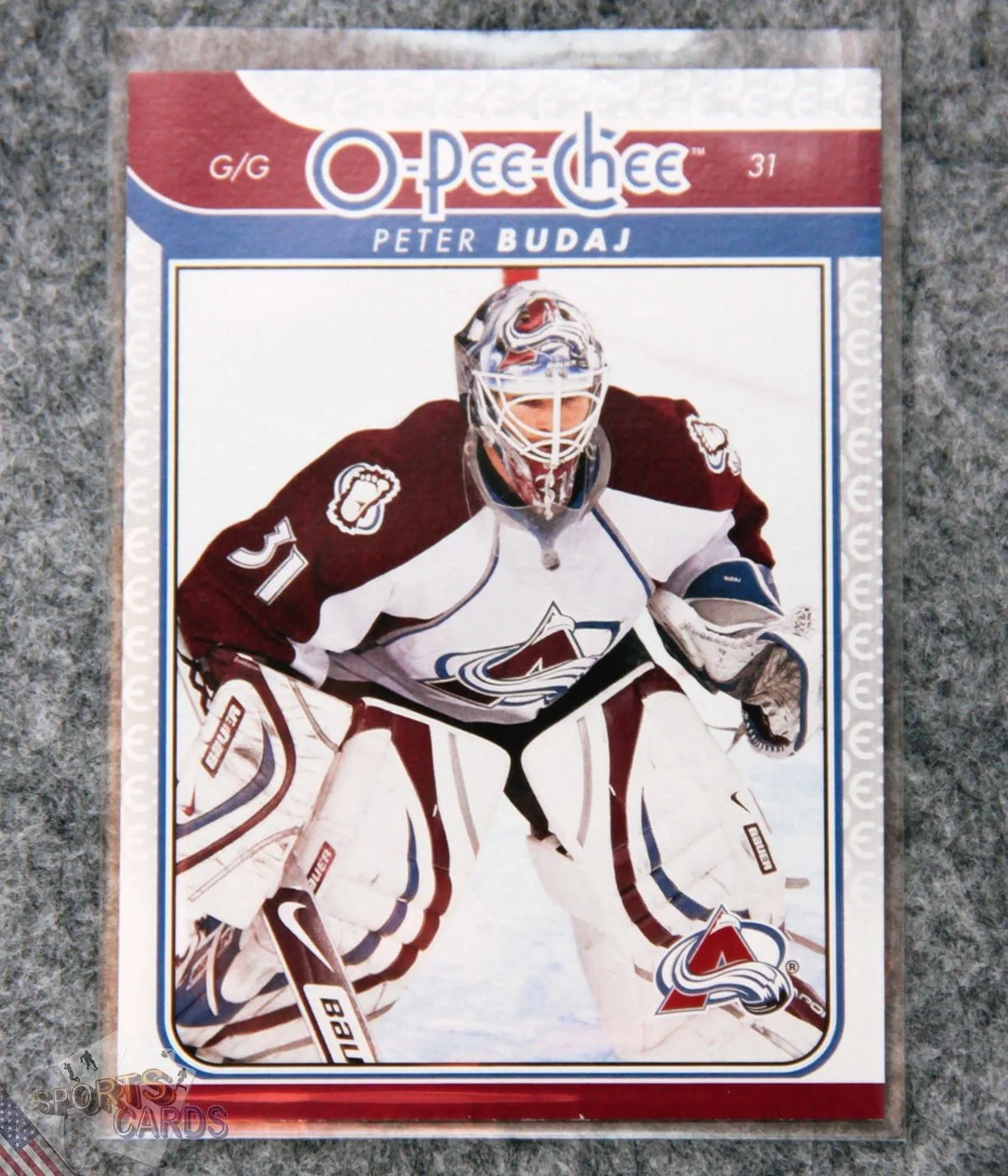 2009-10 Peter Budaj #428 Upper Deck O-Pee-Chee-front