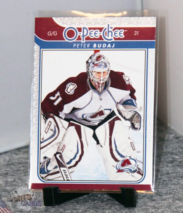 2009-10 Peter Budaj #428 Upper Deck O-Pee-Chee-stand