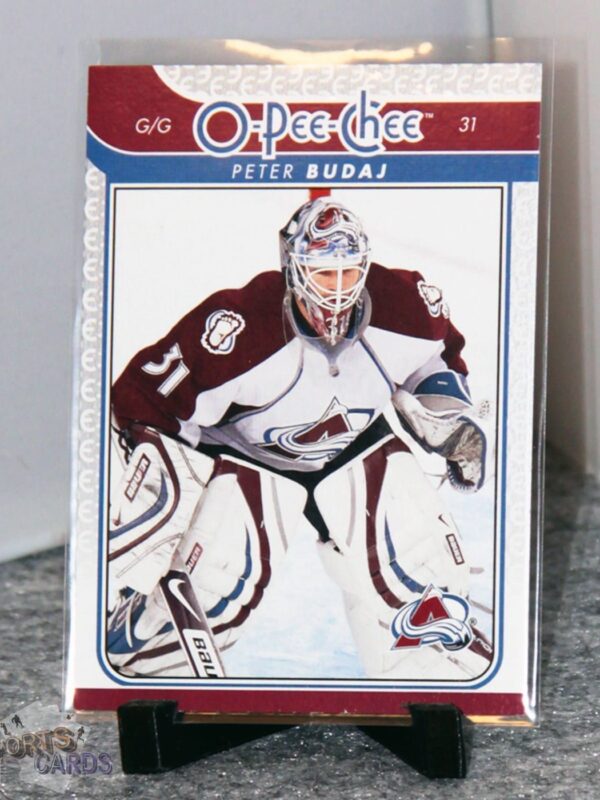 2009-10 Peter Budaj #428 Upper Deck O-Pee-Chee-stand
