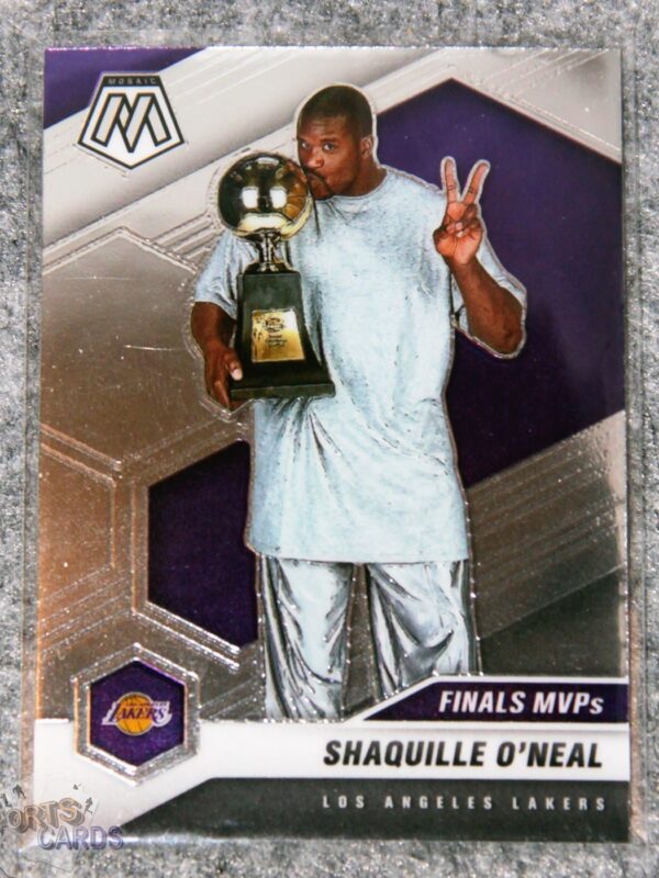 2020-21 Shaquille O'Neal #300 Panini Mosaic Finals MVPs-front