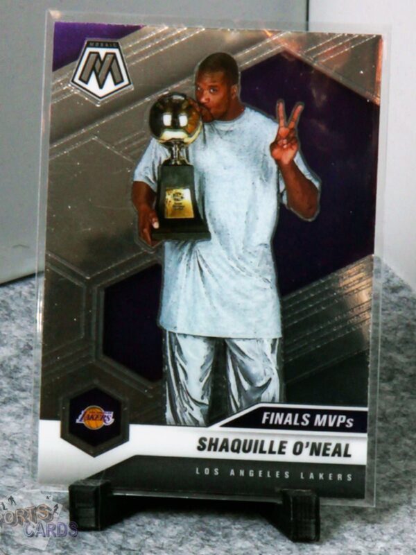 2020-21 Shaquille O'Neal #300 Panini Mosaic Finals MVPs - Afbeelding 3