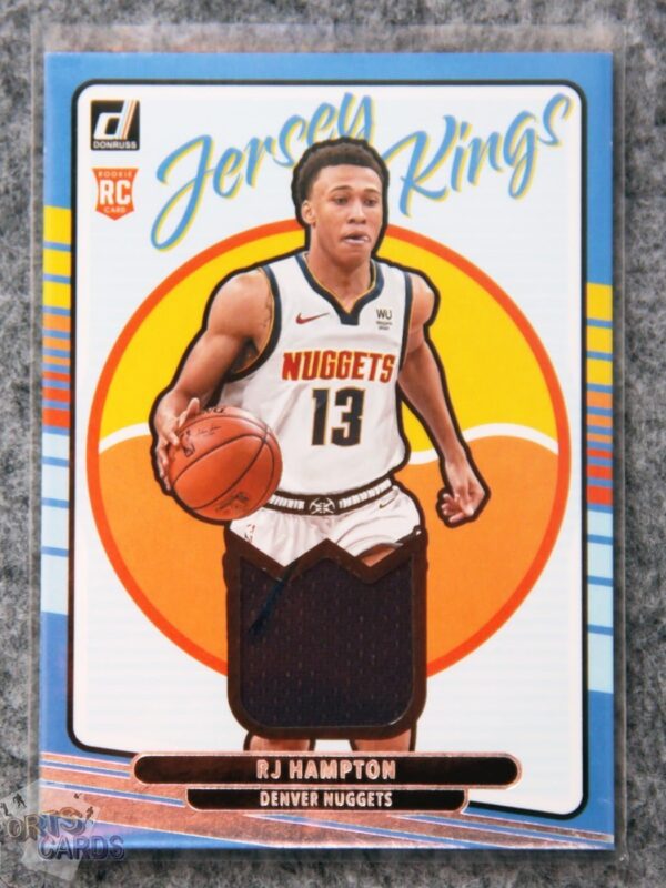 2020-21 R.J. Hampton #RJ-RJH Panini Donruss Jersey Kings RC