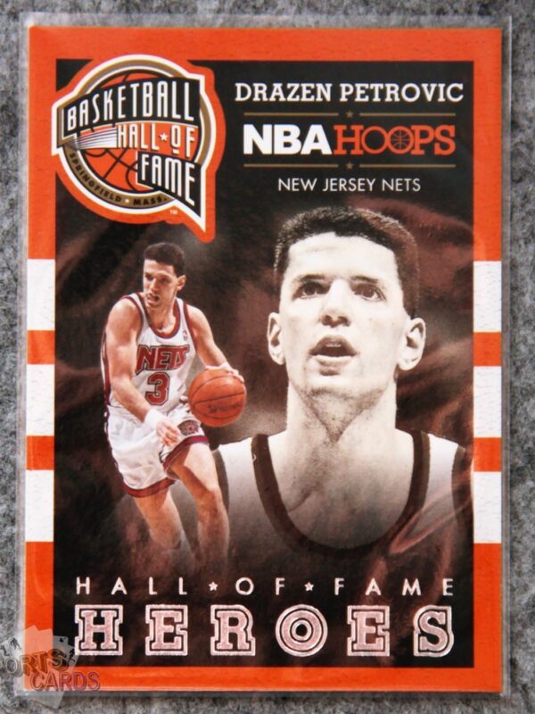 2013-14 Drazen Petrovic #3 Panini NBA Hoops Basketball Hall of Fame