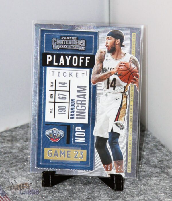 2020-21 Brandon Ingram #21 Panini Contenders Playoff Ticket /249-stand