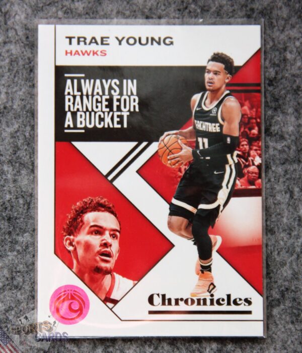 2019-20 Trae Young #12 Panini Chronicles Pink-front