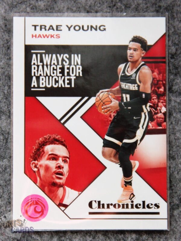 2019-20 Trae Young #12 Panini Chronicles Pink-front