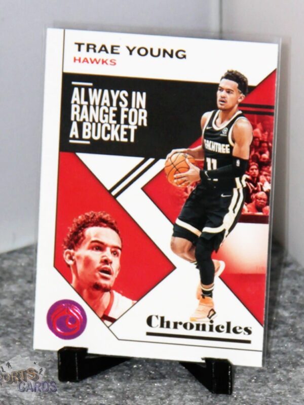 2019-20 Trae Young #12 Panini Chronicles Pink - Afbeelding 3