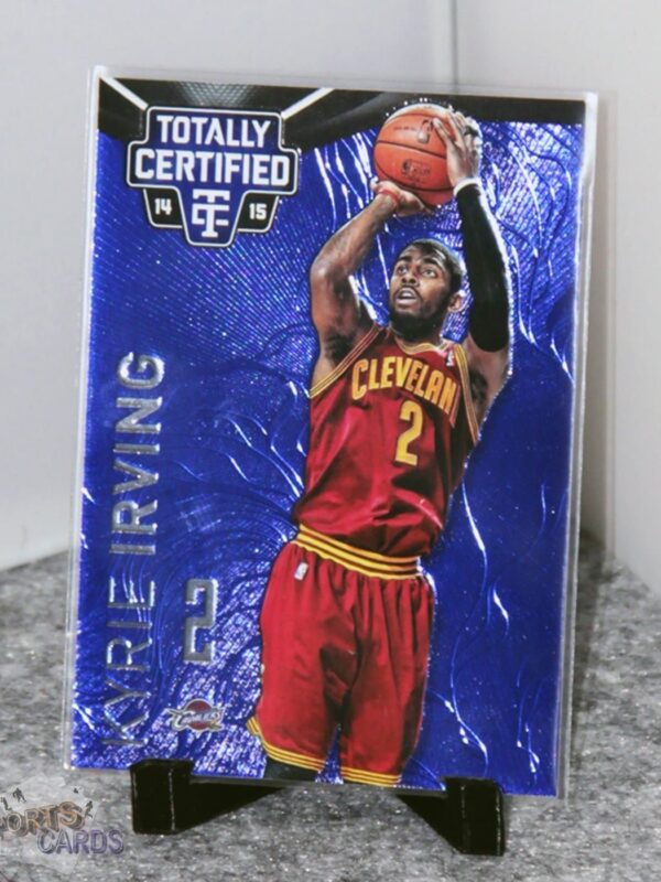 2014-15 Kyrie Irving #86 Panini Totally Certified Blue Parallel /149 - Afbeelding 3
