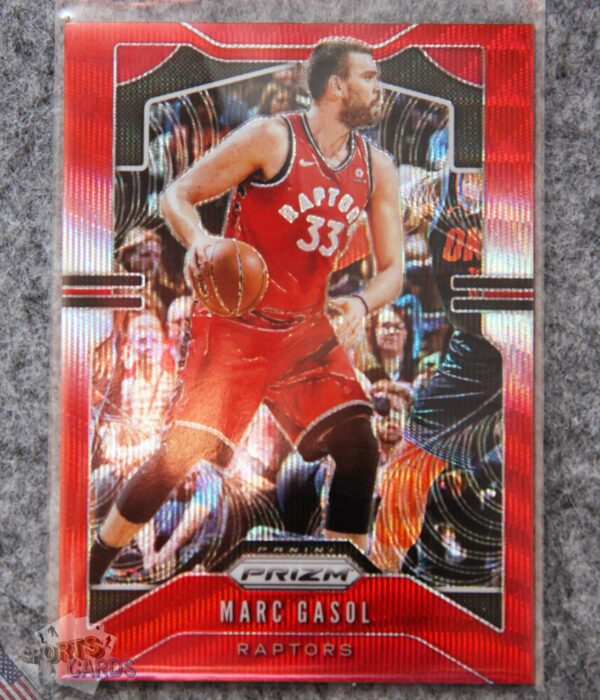 2019-20 Marc Gasol #153 Panini Prizm Ruby Wave Prizm-front