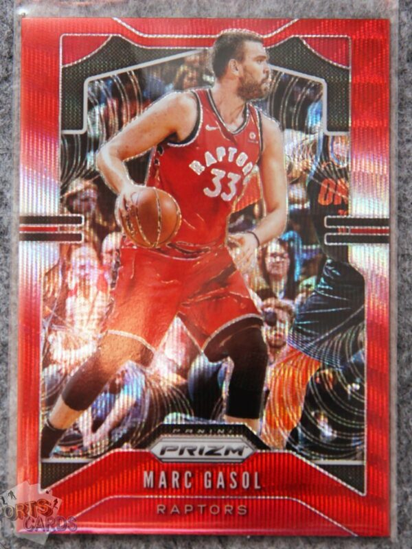 2019-20 Marc Gasol #153 Panini Prizm Ruby Wave Prizm-front