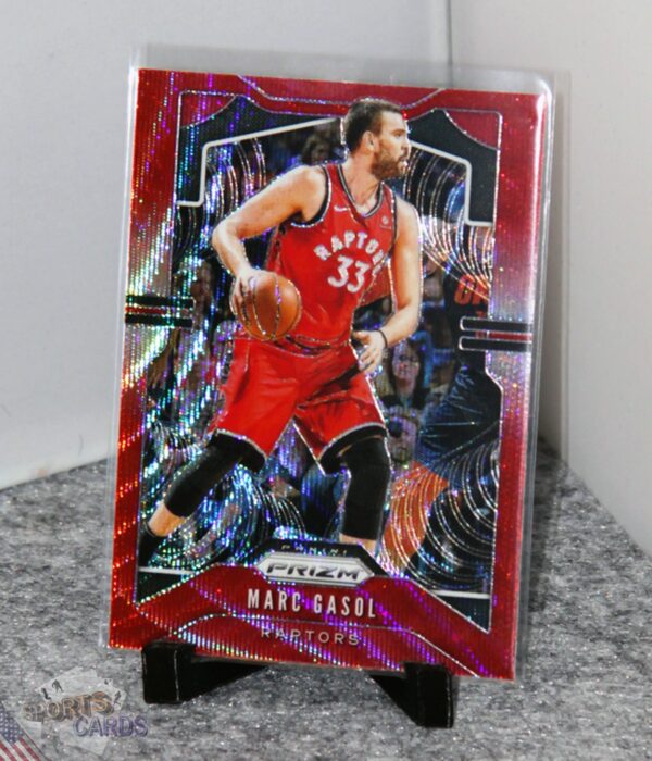 2019-20 Marc Gasol #153 Panini Prizm Ruby Wave Prizm-stand