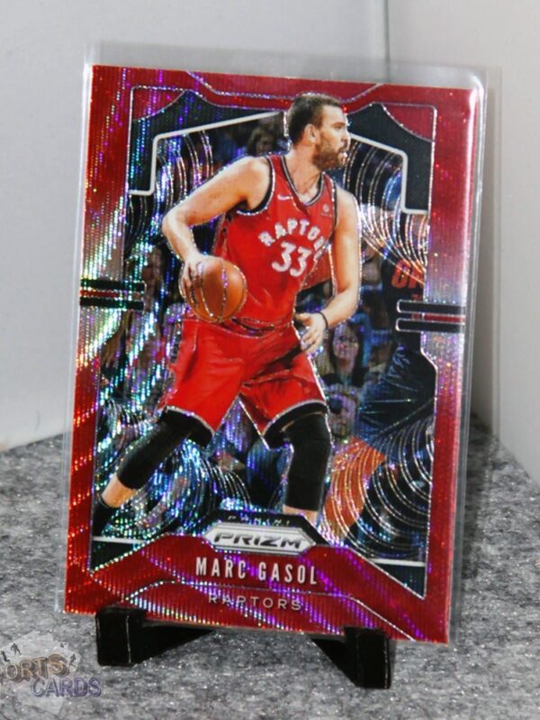 2019-20 Marc Gasol #153 Panini Prizm Ruby Wave Prizm-stand