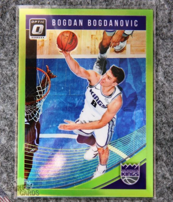 2019-20 Bogdan Bogdanovic #61 Panini Donruss Optic Lime Green Prizm /149-front