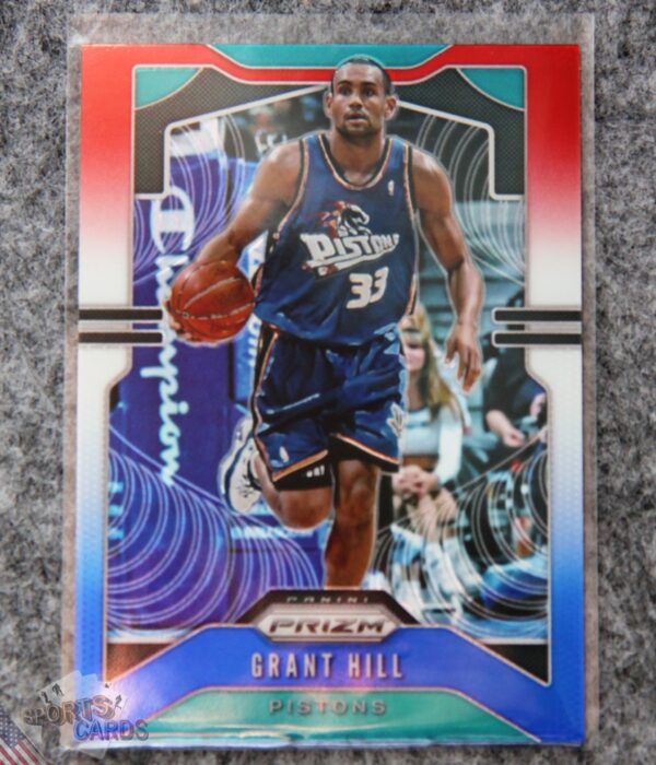 2019-20 Grant Hill #24 Panini Prizm Red White & Blue Prizm
