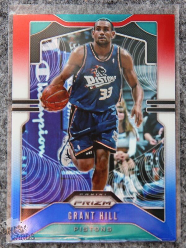 2019-20 Grant Hill #24 Panini Prizm Red White & Blue Prizm