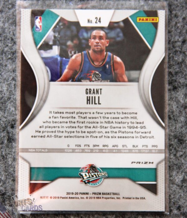 Alternative view of 2019-20 Grant Hill #24 Panini Prizm Red White & Blue Prizm