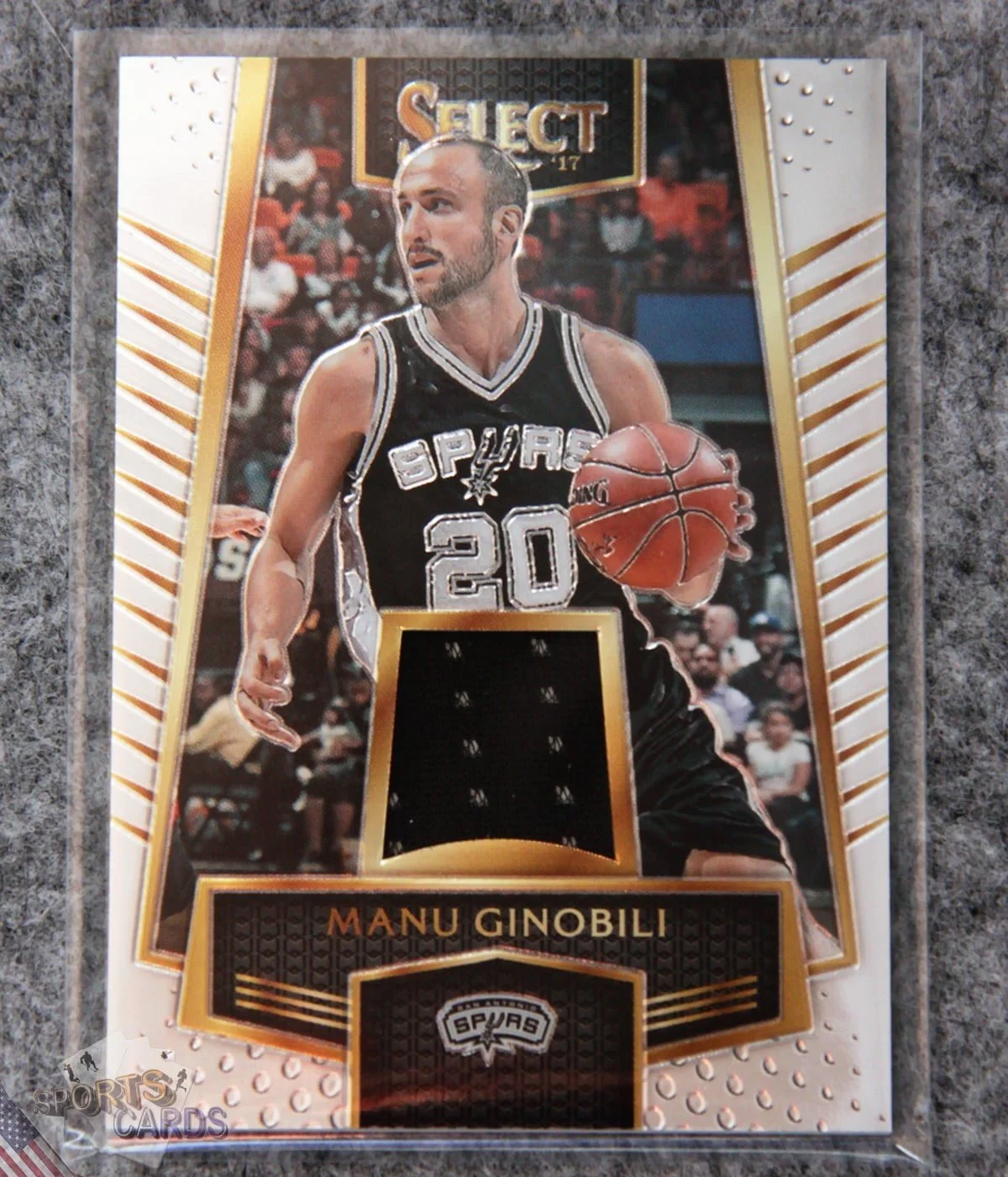 2016-17 Manu Ginobili #60 Panini Select Select Swatches