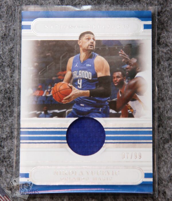 2020-21 Nikola Vucevic #JT-NKV Panini National Treasures Jersey Treasures /99-front