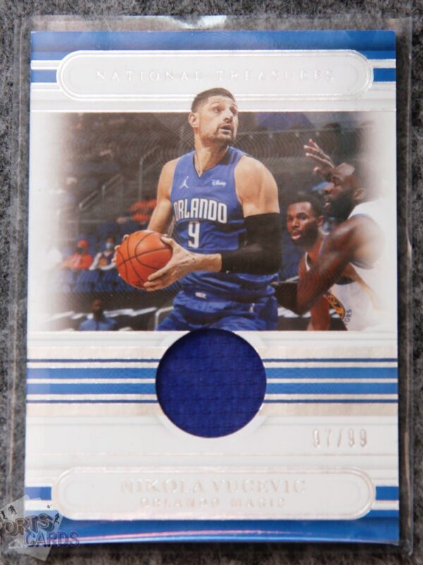 2020-21 Nikola Vucevic #JT-NKV Panini National Treasures Jersey Treasures /99-front