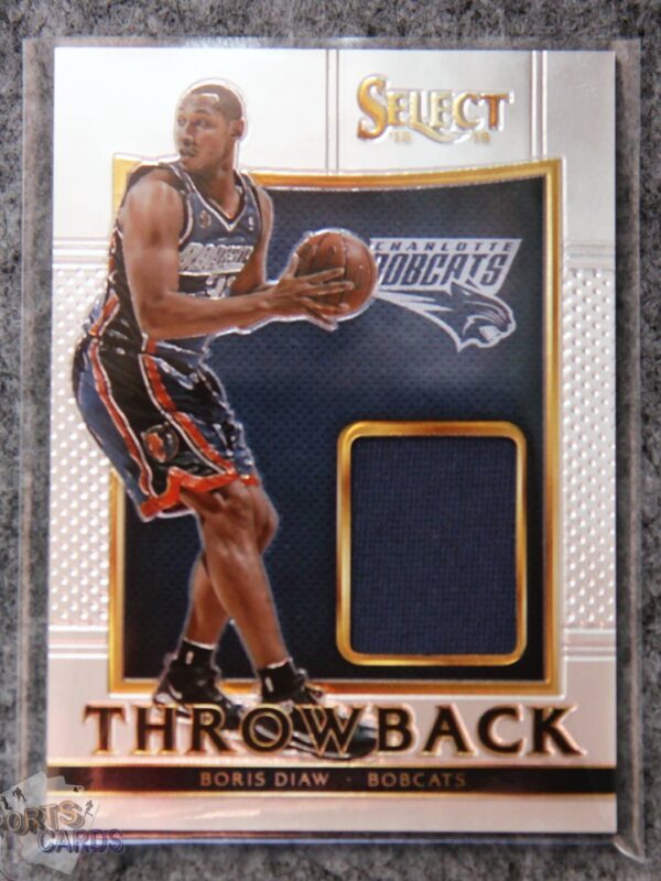2016-17 Boris Diaw #38 Panini Select Throwback Memorabilia /149-front