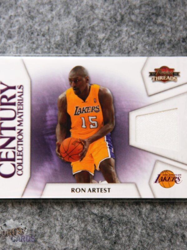 2010-11 Ron Artest #9 Panini Century Collection Materials / 399-front