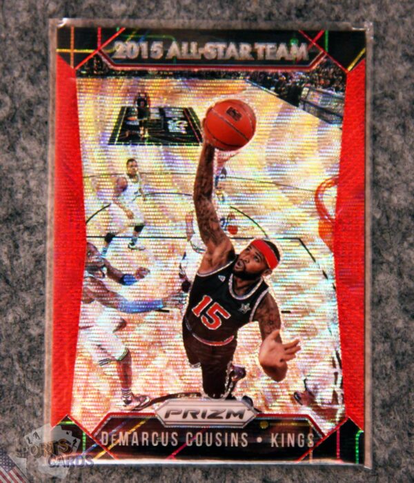 2015-16 DeMarcus Cousins #366 Panini Prizm All-Star Team Ruby Wave Prizm /350