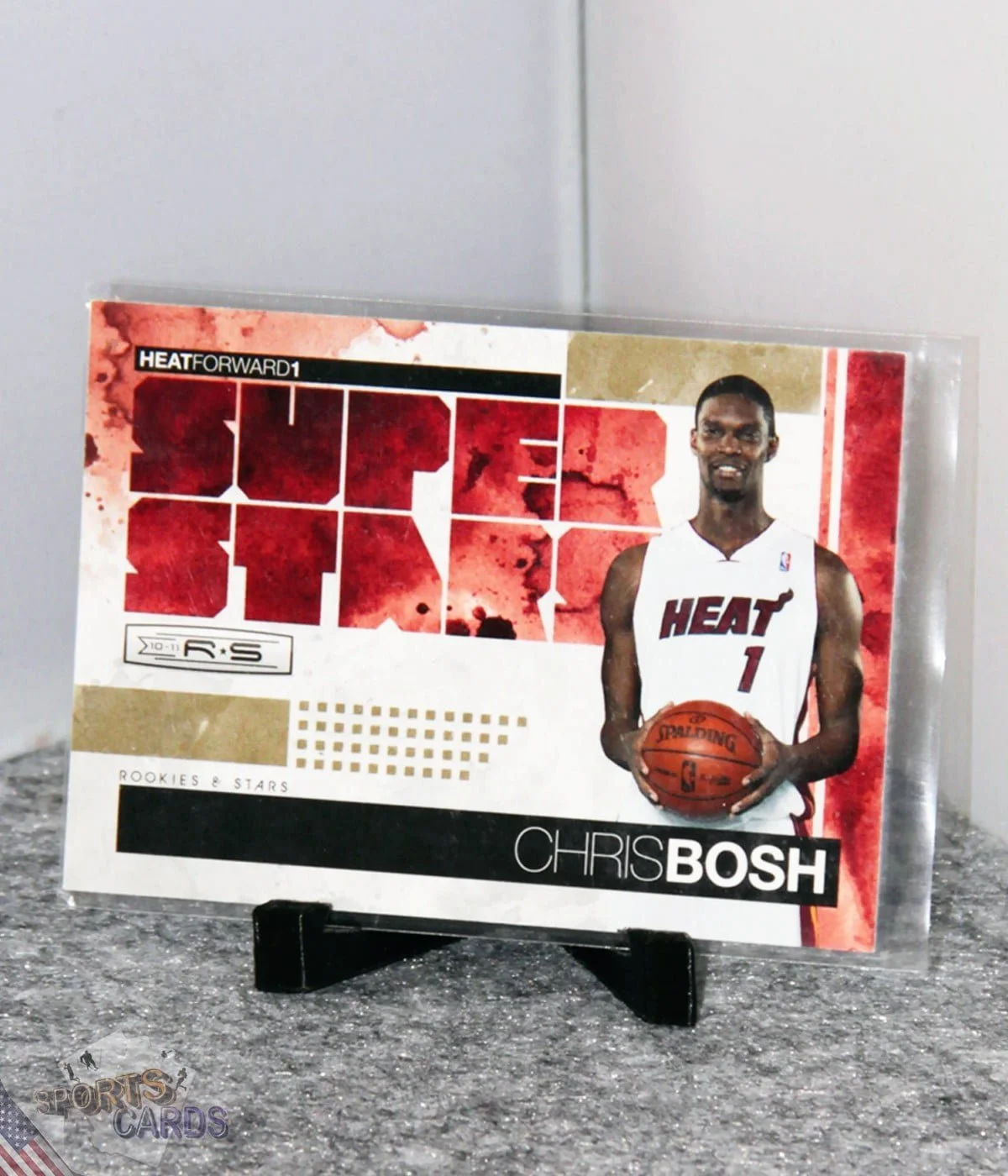 2010-11 Chris Bosh #15 Panini Rookie & Stars Superstars /499-stand