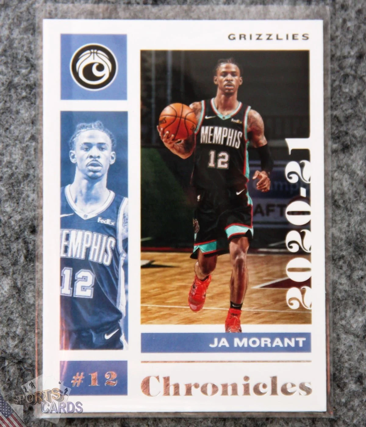 2020-21 Ja Morant #41 Panini Chronicles-front